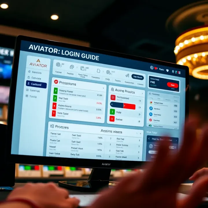 Dashboard overview of Aviator platform with navigation menu and key features displayed