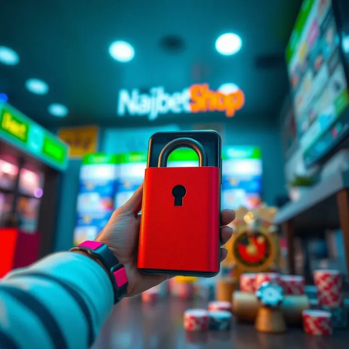 Payment options and security features available on Naijabet Shop’s mobile site for Nigerian users