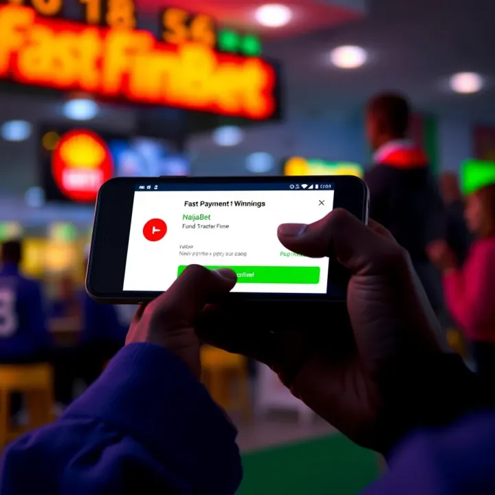 Mobile screen displaying successful funds transfer notification through a fintech app in Nigeria