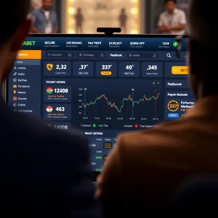 Fortune Tiger Secure Transactions and Betting Features Fortune Tiger dashboard highlighting secure payment methods and betting statistics