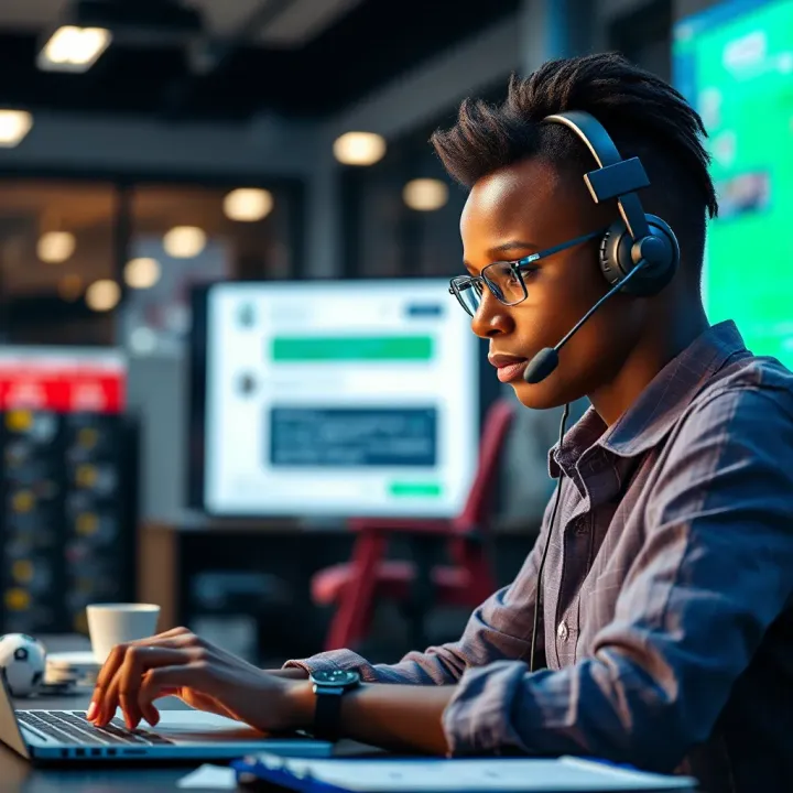 Connecting with Naijabet Customer Support for Account Closure Customer support representative assisting with account closure queries in an online chat interface