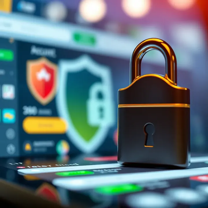 Account Security and Password Protection on Naijabet App Secure login concept with shield and lock icons representing account protection and password safety