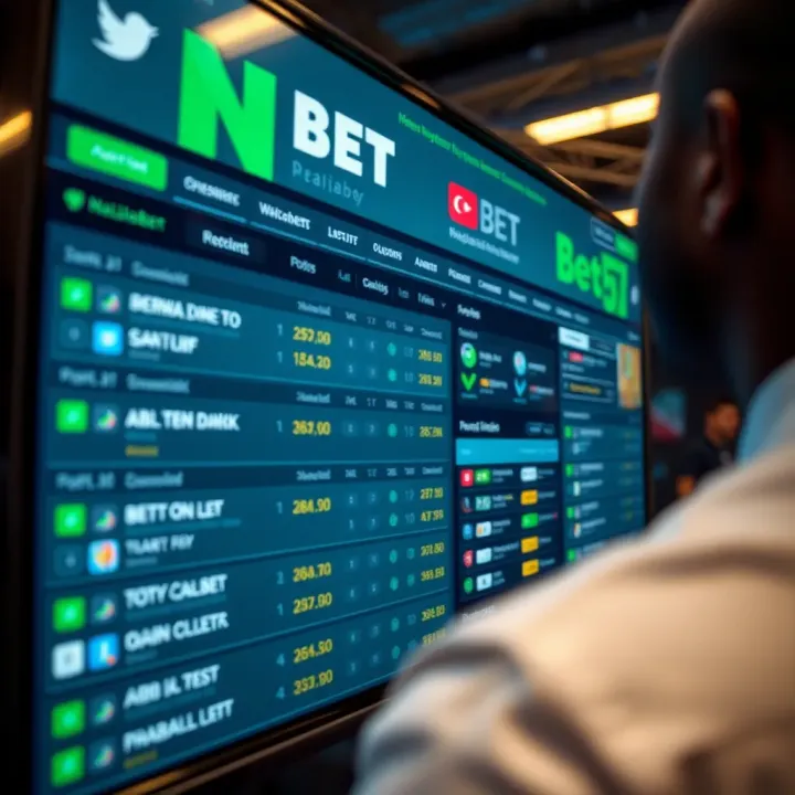 Secure online betting platform interface displaying odds and betting options