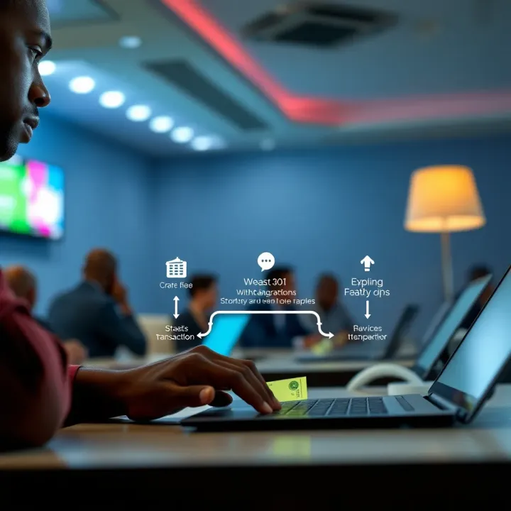 Effective Management of Withdrawals on Naijabet Illustration depicting smooth transaction flow for bettors withdrawing winnings on Naijabet platform
