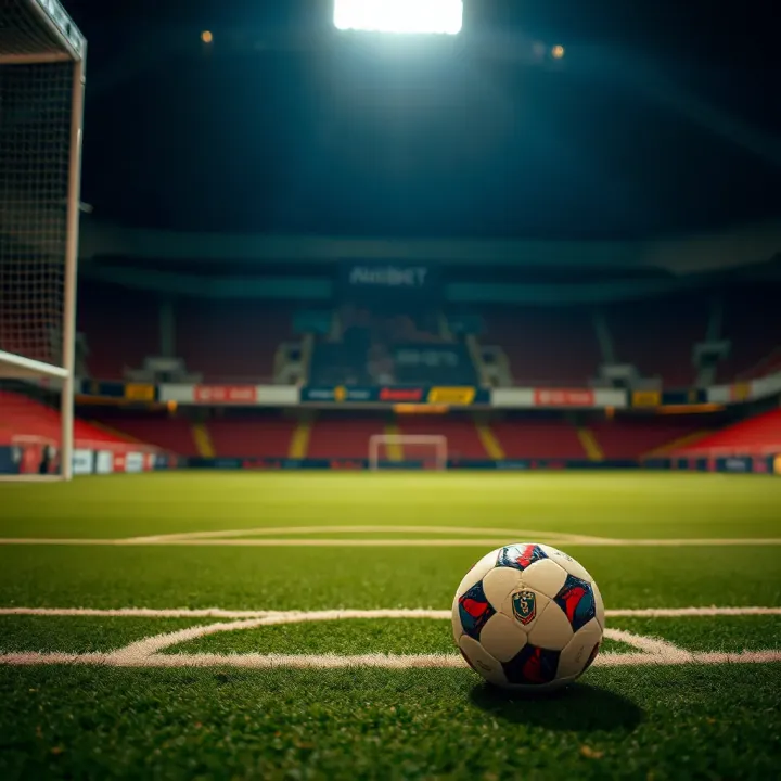 Analyzing Champions League Match Strategies for Effective Predictions Football pitch with strategic markings and a soccer ball indicating Champions League match analysis