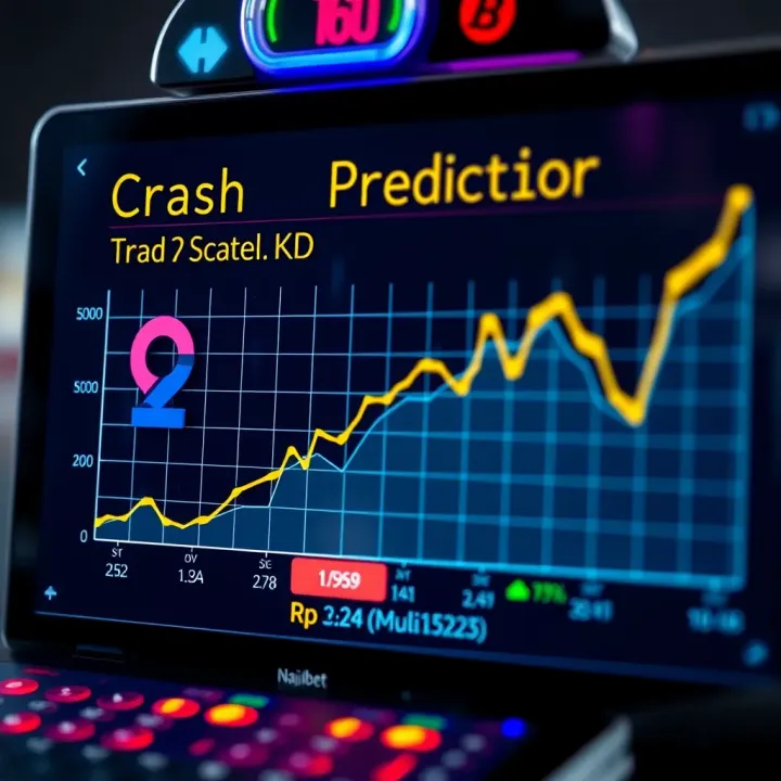 Graph showing the trend prediction for Naijabet crash game with fluctuating crash multiplier values