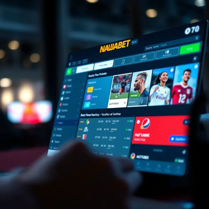 User-friendly betting interface showcasing sports market options on a digital device
