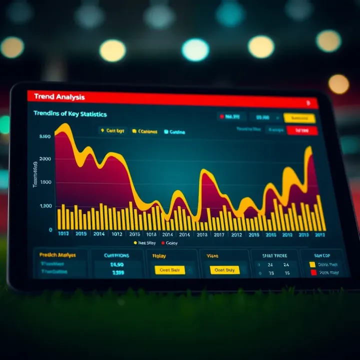 Trend Analysis and Key Statistics for Informed Betting Predictions Graph showing trend analysis and key sports statistics for better betting predictions