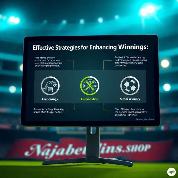 Graphical representation highlighting strategies to maximize winnings using Naijabet's odds shop features