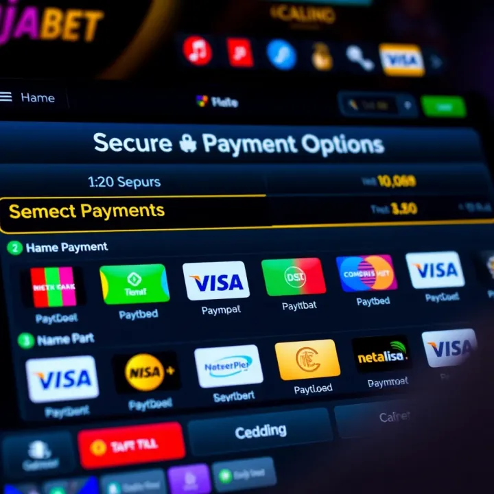 Secure payment transaction screen with various Nigerian payment methods displayed