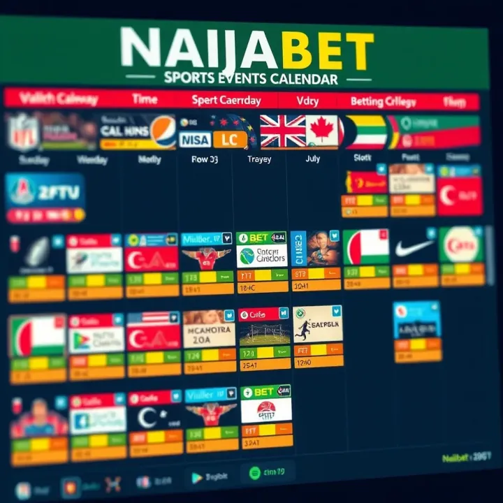 Naijabet Schedule: Upcoming Sports & Betting Dates