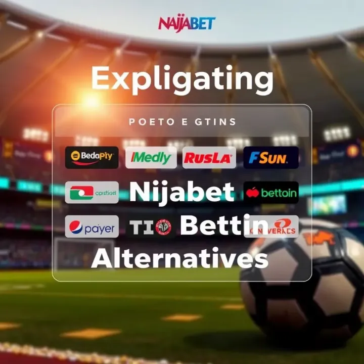 Graphic depicting various popular Nigerian sports betting platforms available as alternatives