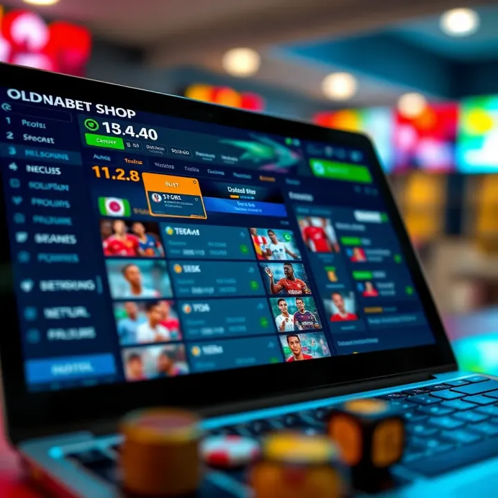 Old Naijabet Shop interface showcasing diverse betting options on a digital device