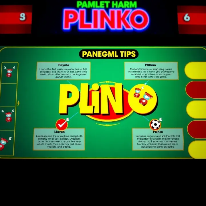 Diagram outlining strategic moves and tips for increasing chances to win in online Plinko games on trusted Nigerian platforms