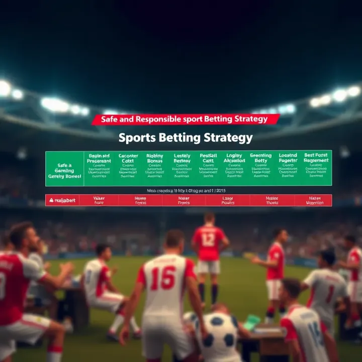 Safe and Responsible Sports Betting Strategy for Nigerian Punters Graphic depicting a safe and responsible sports betting strategy chart for Nigerian bettors