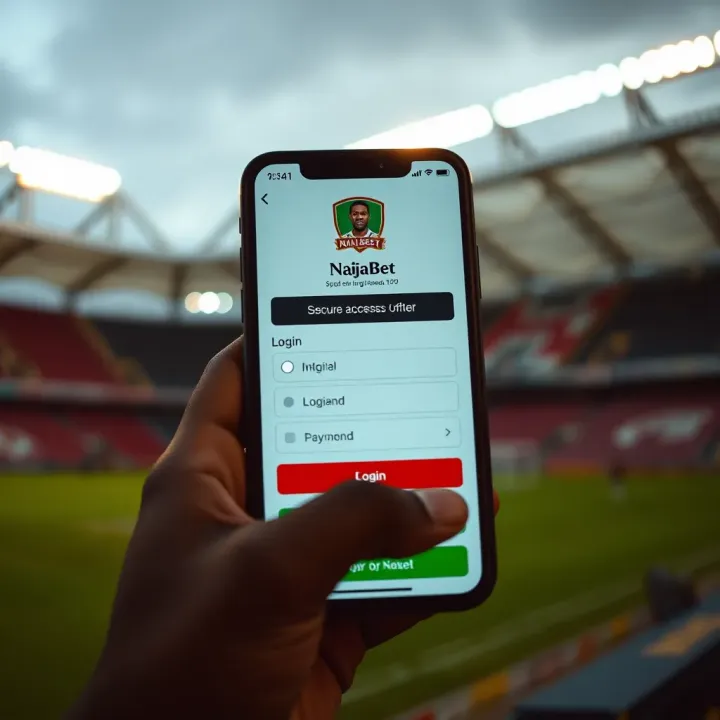 Secure login and payment options on Naijabet app for iOS devices in Nigeria